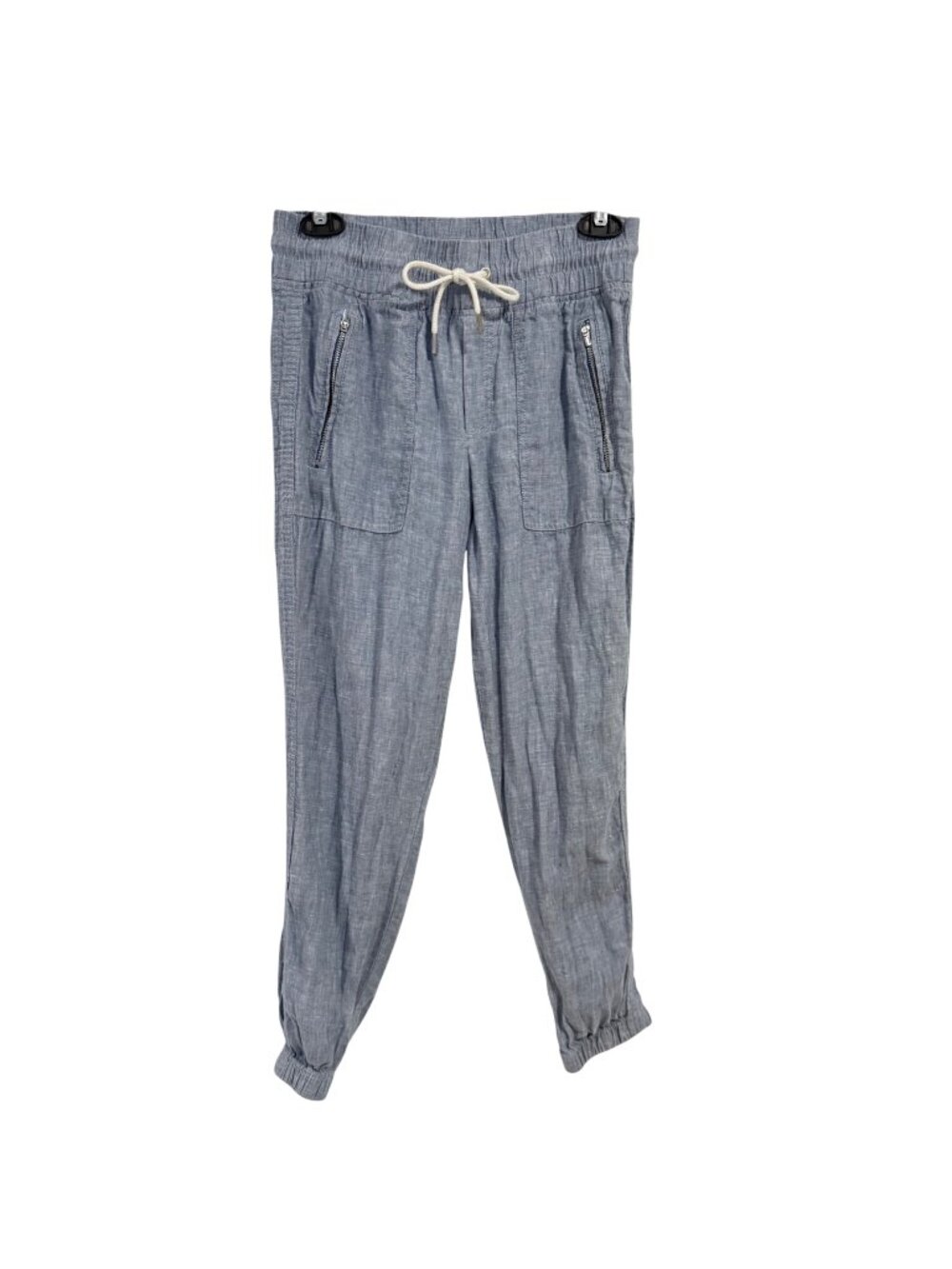 Athleta Cabo Linen Jogger Pant Light Blue Size 4P